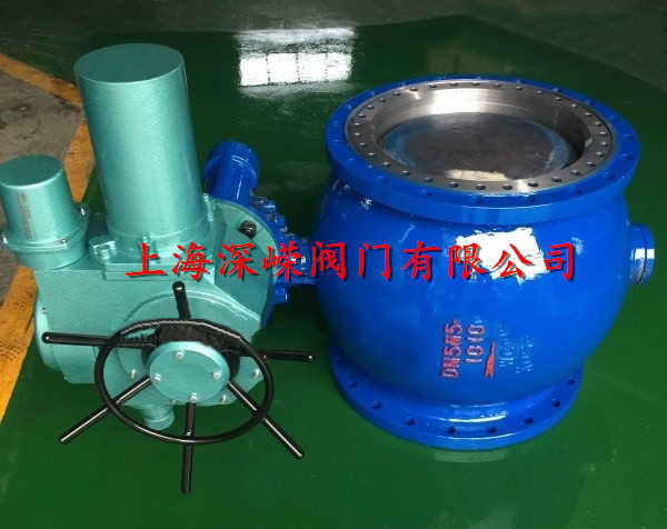Q347型蜗轮手动偏心半球阀,大口径偏心半球阀,上装式偏心半球阀,侧装式偏心半球阀